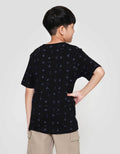 Nevada Full Print Space Contrast Sleeves With Pocket Kaos Anak Laki-laki