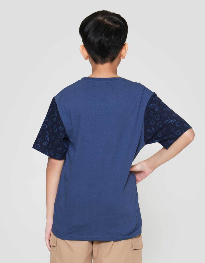 Nevada Full Print Space With Front Pocket Kaos Anak Laki-laki