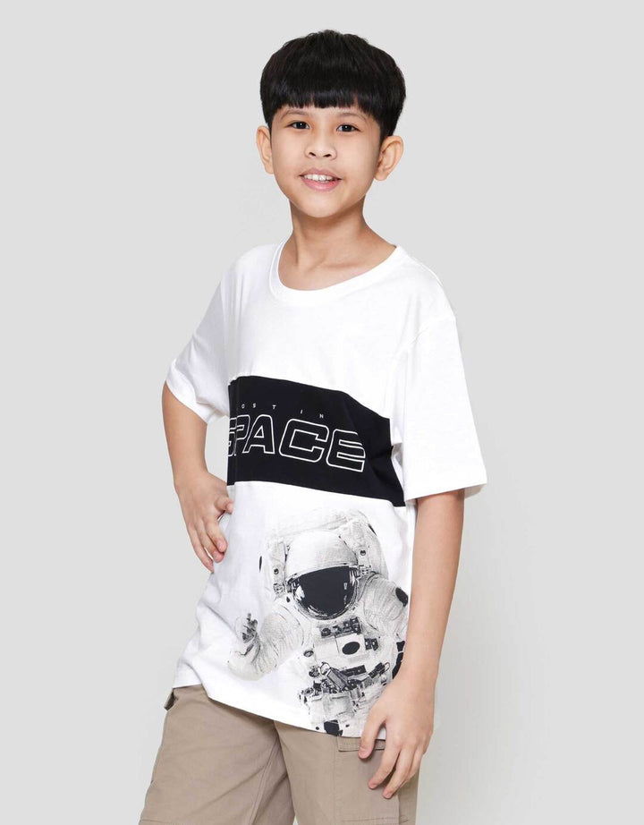 Nevada Space Robot Two Sided Print Kaos Anak Laki-laki