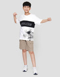 Nevada Space Robot Two Sided Print Kaos Anak Laki-laki
