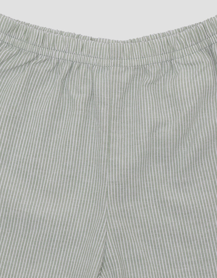 Little M  Woven Textured Pakaian Setelan Anak Perempuan