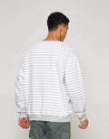 ZES Striped Sweater Pria SSA202