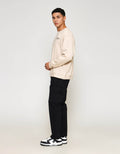 ZES Print On Patch Sweater Pria SWF202