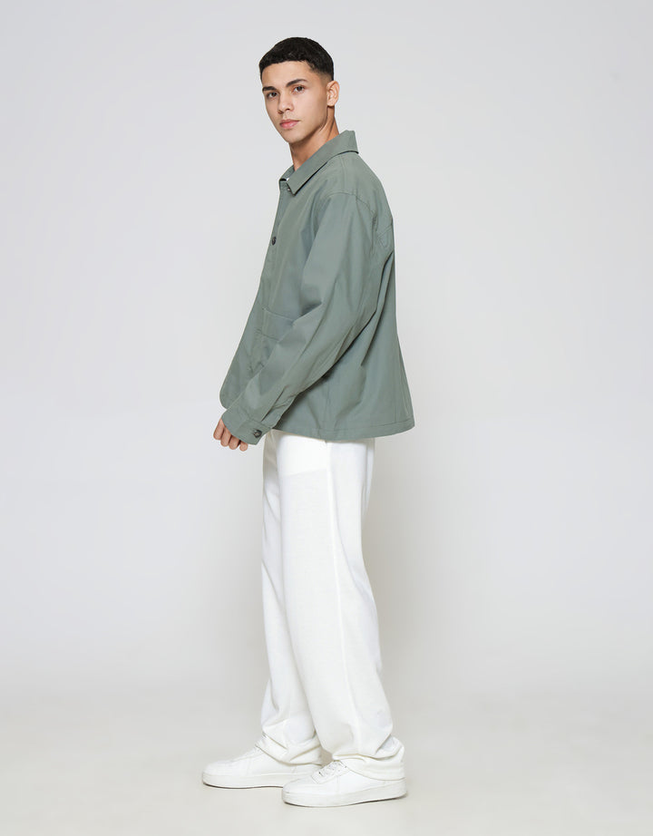 ZES With Patch Pocket Jaket Overshirt Pria JKN201