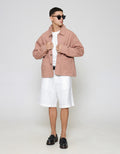 ZES With Patch Pocket Jaket Overshirt Pria JKN201