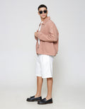 ZES With Patch Pocket Jaket Overshirt Pria JKN201