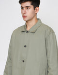 ZES Twill High Neck Jaket Pria JKN202