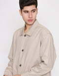 ZES Twill High Neck Jaket Pria JKN202