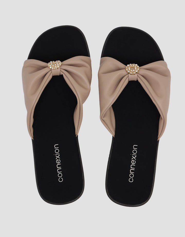 Connexion Round Amante Sandal Slipper Wanita