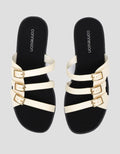 Connexion Three Buckles Sandal Slipper Wanita