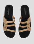 Connexion Three Buckles Sandal Slipper Wanita