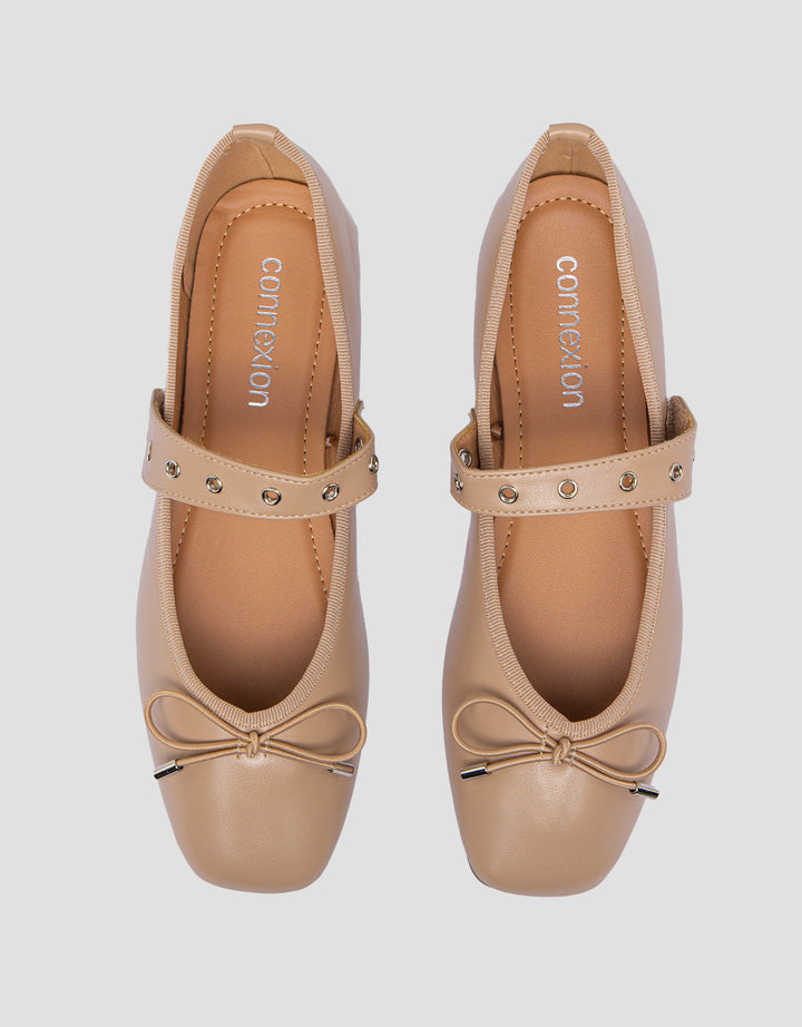 Connexion Pita Mary Jane Sepatu Flat Wanita