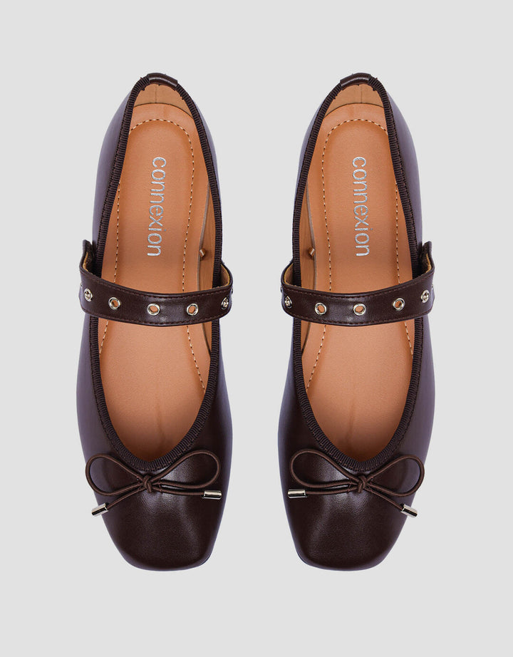 Connexion Pita Mary Jane Sepatu Flat Wanita