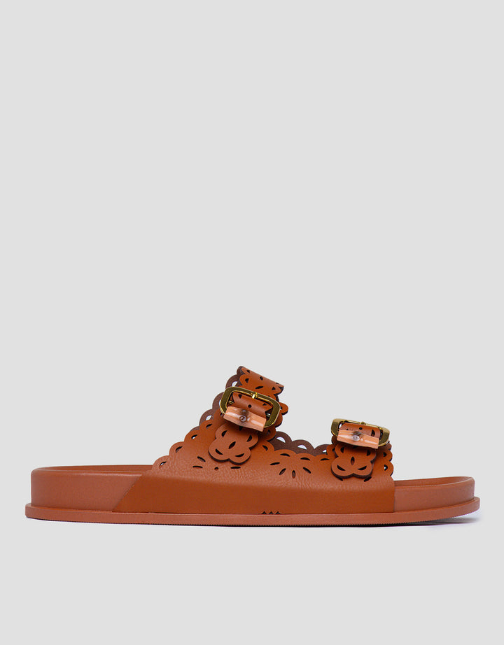 Connexion Buckle Sandal Slipper Wanita