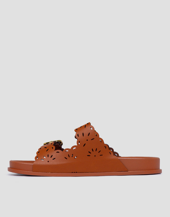 Connexion Buckle Sandal Slipper Wanita