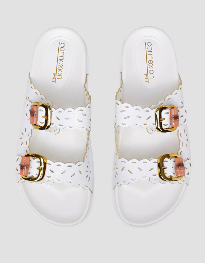 Connexion Buckle Sandal Slipper Wanita