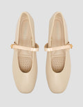 Connexion Ballerina Buckle Sepatu Flat Wanita