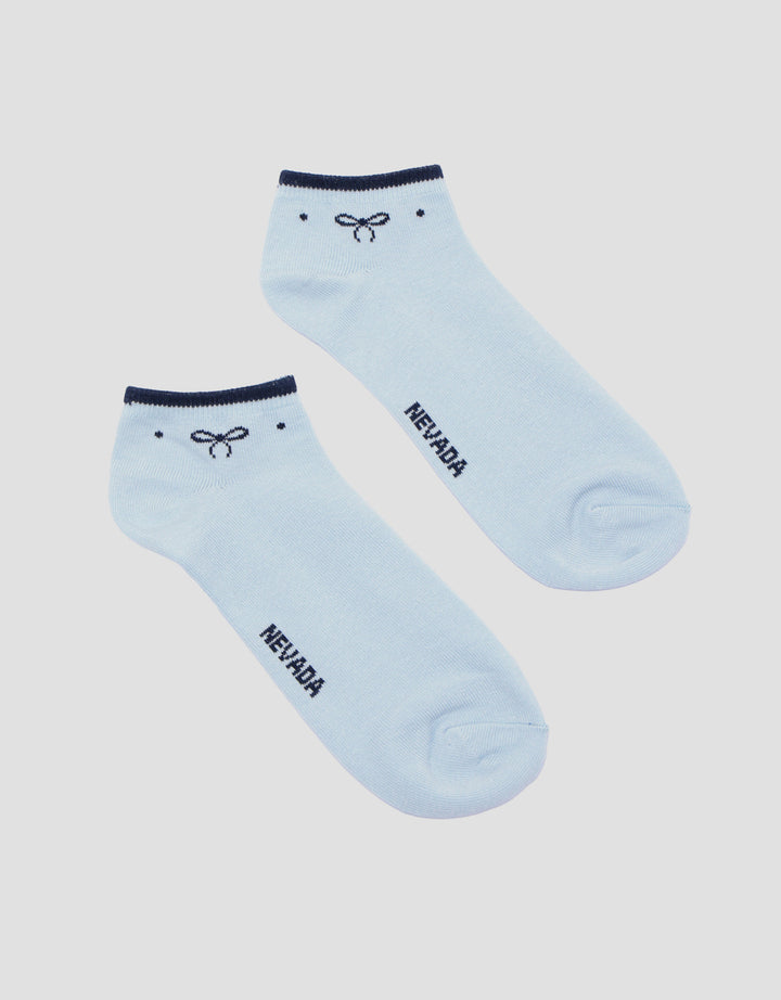 Nevada Ankle Cute Bow Hbank Kaos Kaki Wanita