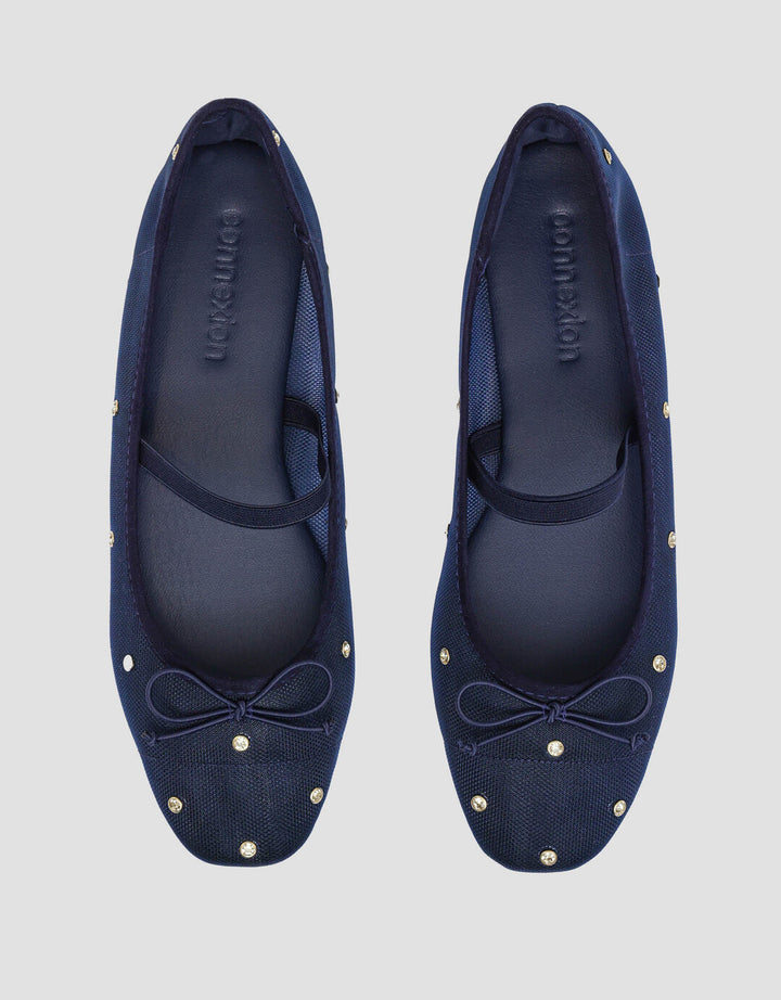 Connexion Studded Sepatu Ballerina Wanita