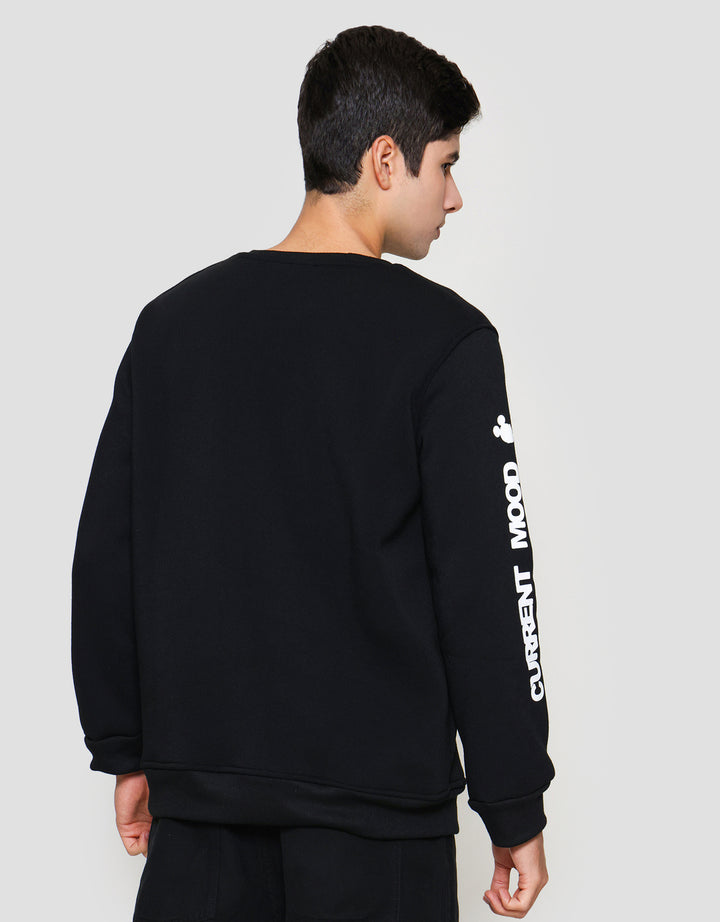 Disney Mickey & Friends Real Life Print Sweater Pria