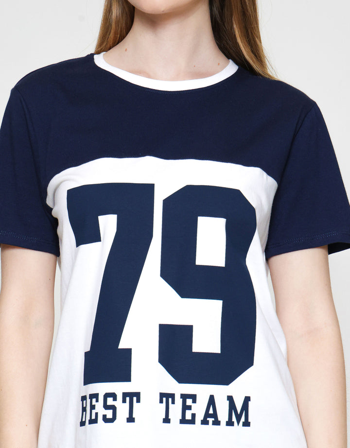Nevada Solid Reg Comb Rival Match Kaos Wanita
