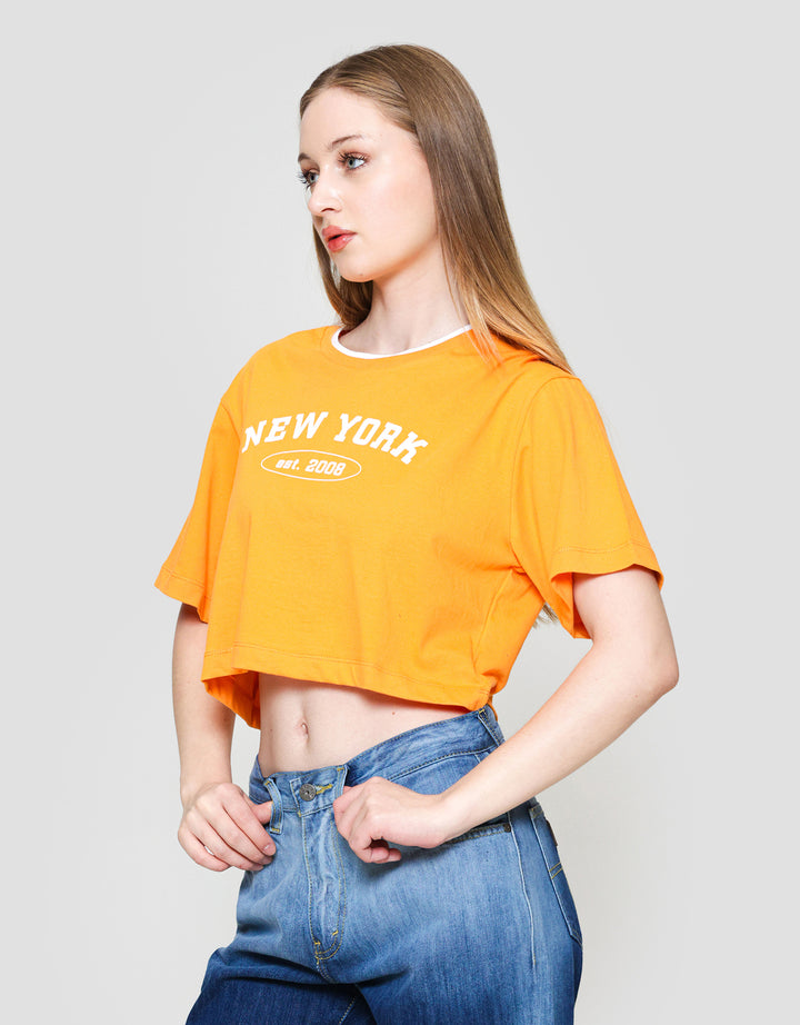 Nevada Sld Boxy Comb New York Kaos Wanita