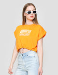 Nevada Solid Boxy Terry Drawstring Manhattan Kaos Wanita