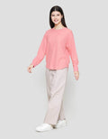 SUKO WAFFLE KAOS LENGAN PANJANG WANITA