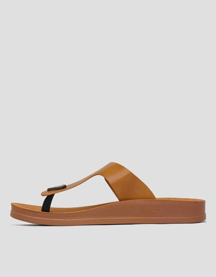 St. Yves Buckle Sandal Flip Flops Wanita