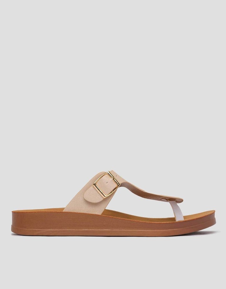 St. Yves Buckle Sandal Flip Flops Wanita