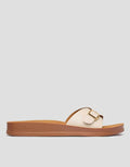 St Yves Buckle Fq11 Sandal Slipper Wanita