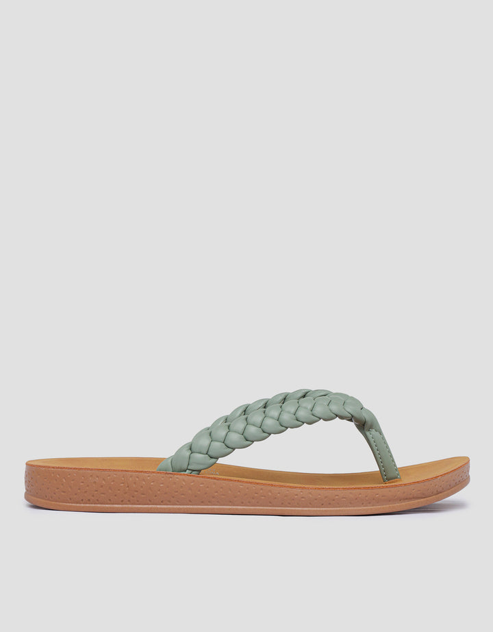 St. Yves Braid Strap Women's Flip Flops