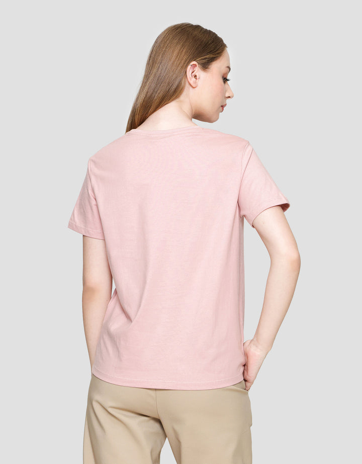 Connexion Print Flowers Kaos Wanita