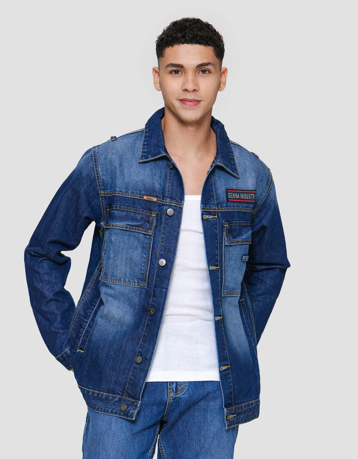 Lois Jaket Denim Pria