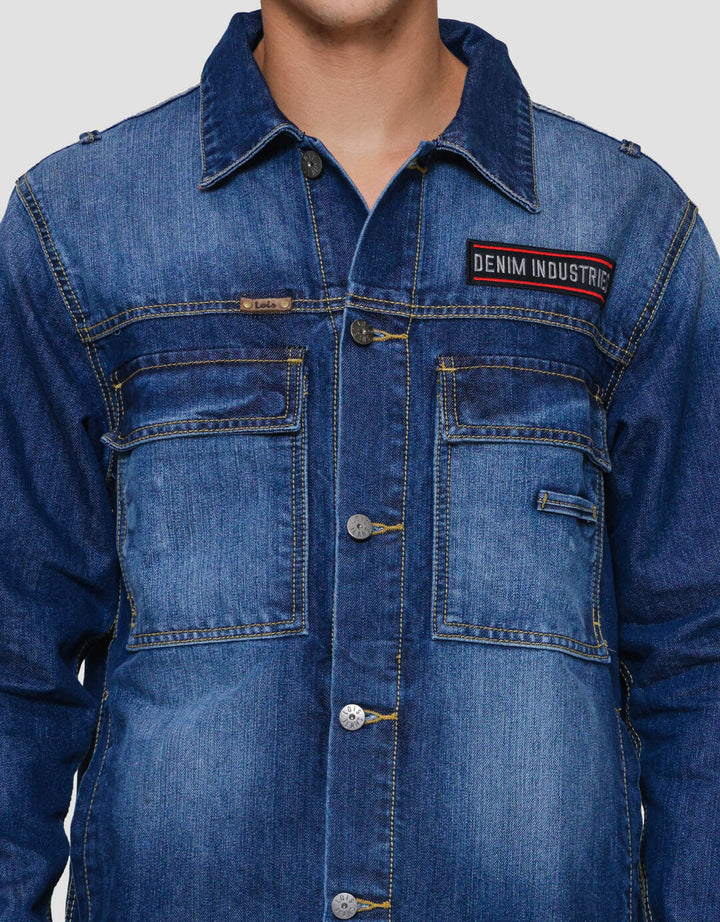 Lois Jaket Denim Pria