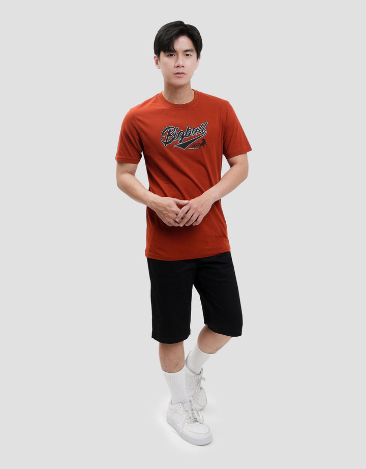 Lois Bigbull Print Kaos Lengan Pendek Pria