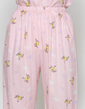 Nevada Pink Spongebob Print Setelan Piyama Wanita