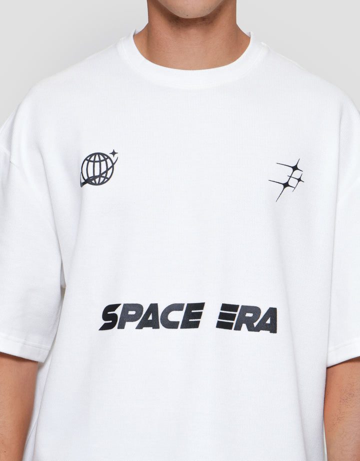 Nevada Texture Print - Space Era Kaos Pria