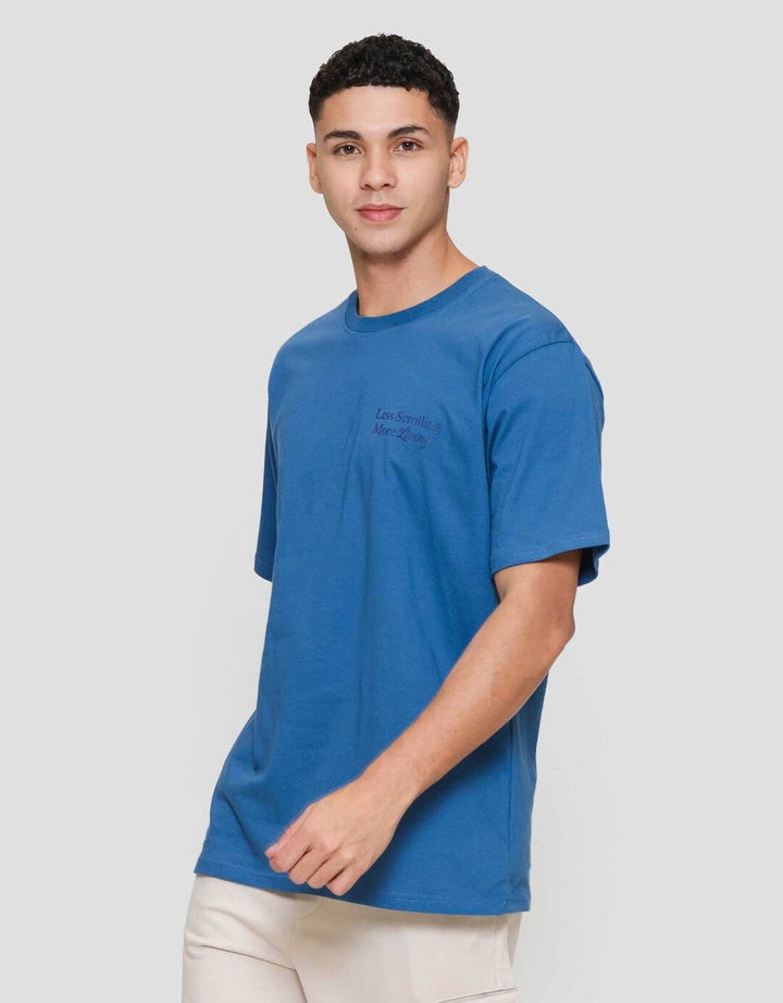 Nevada Wording Print Hd - Less Scrolling More Living Kaos Pria