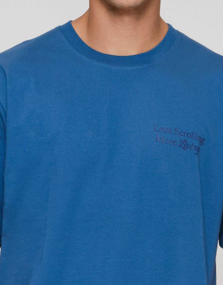 Nevada Wording Print Hd - Less Scrolling More Living Kaos Pria