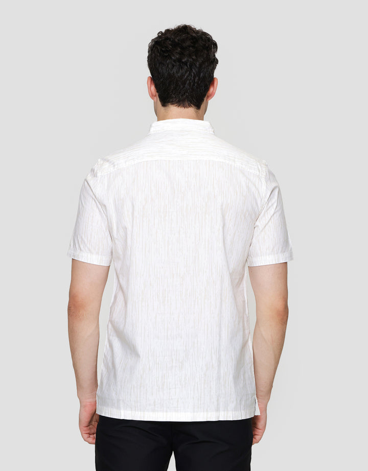 Cole Aop Wood Motif Kemeja Lengan Pendek Pria