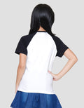 Character Raglan Kuromi Kaos Anak Perempuan