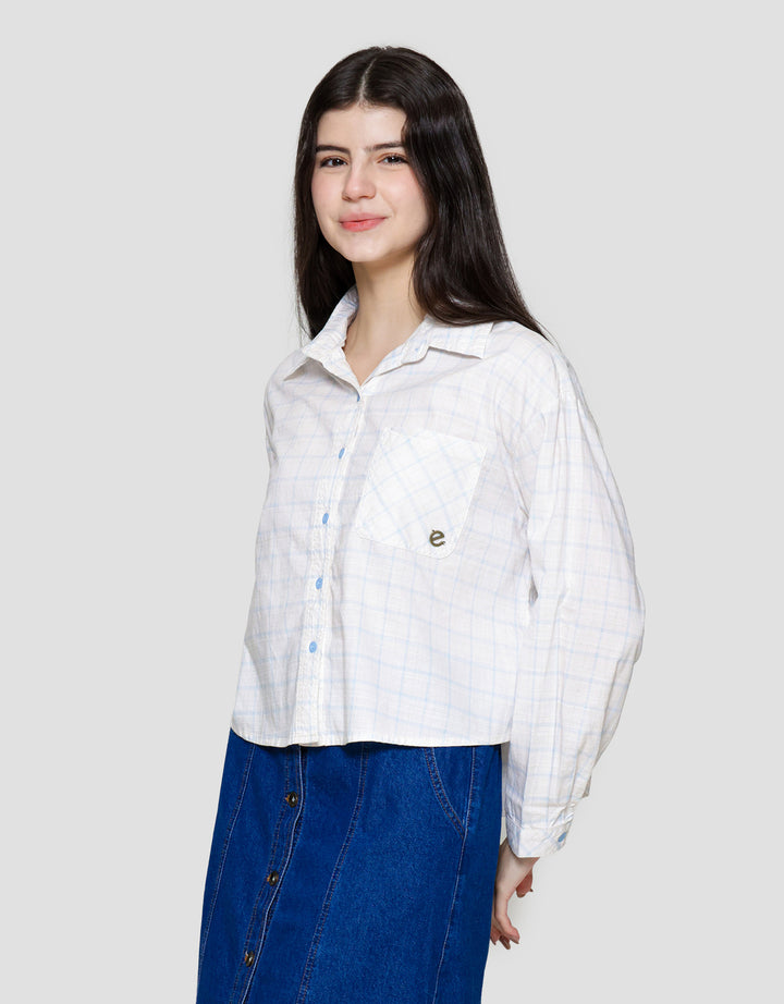 Exit Olive Blouse Wanita