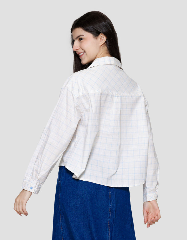 Exit Olive Blouse Wanita