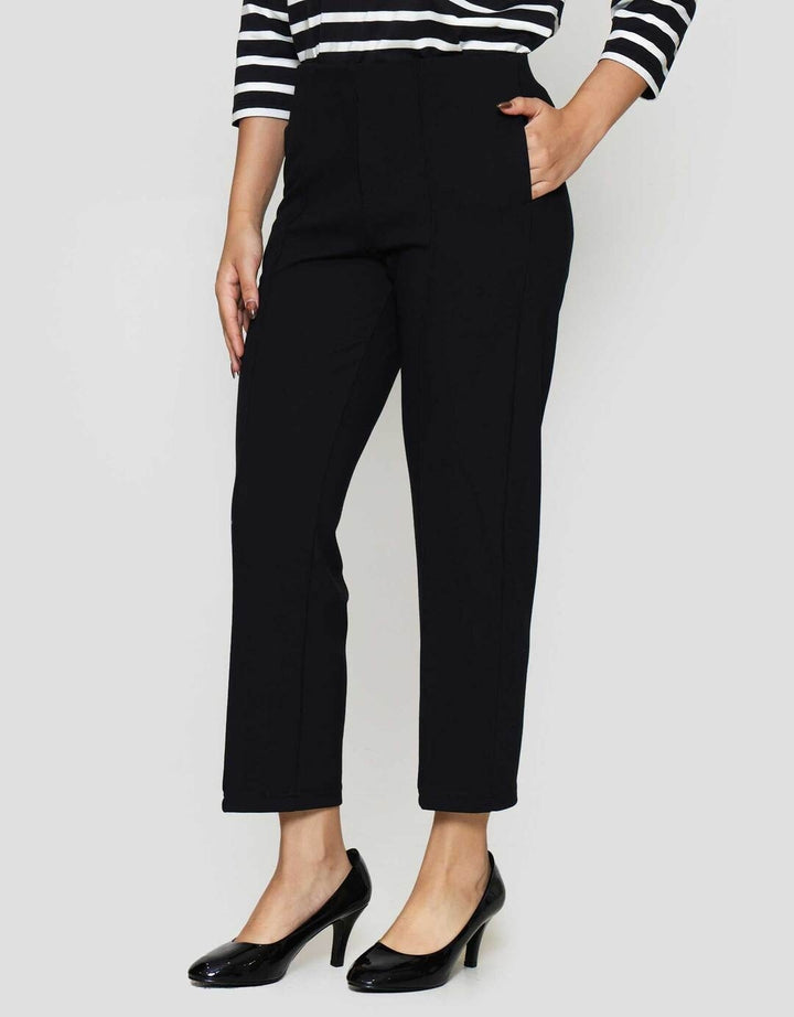 St. Yves Stretch Fornt Celana Panjang Twill Wanita