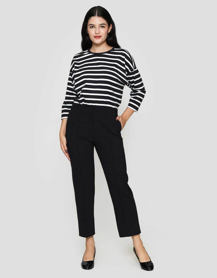 St. Yves Stretch Fornt Celana Panjang Twill Wanita