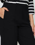 St. Yves Stretch Fornt Celana Panjang Twill Wanita