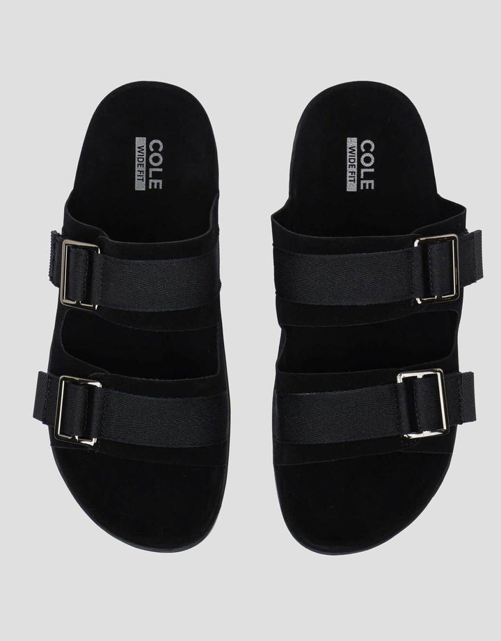 Cole Two Buckle Sandal Slipper Pria