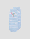 Character Cinnamoroll Stripe Love Kaos Kaki Anak Perempuan