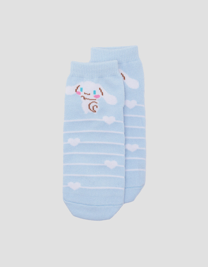 Character Cinnamoroll Stripe Love Kaos Kaki Anak Perempuan